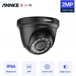 ANNKE C51BL 3.6mm dome camera 1080p TVI Black