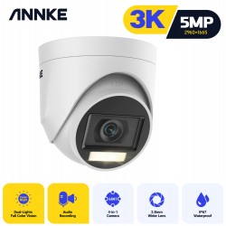 ANNKE CR1CW 2.8mm 3K Dome Dual Light and Built-in Microphone NightChroma Εξωτερικού χώρου