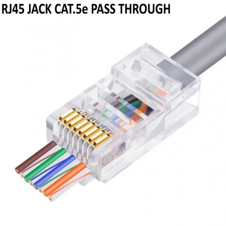 ΒΥΣΜΑ RJ45 UTP CAT.5E PASS THROUGH DCS-UTP-RJ45-CAT5E
